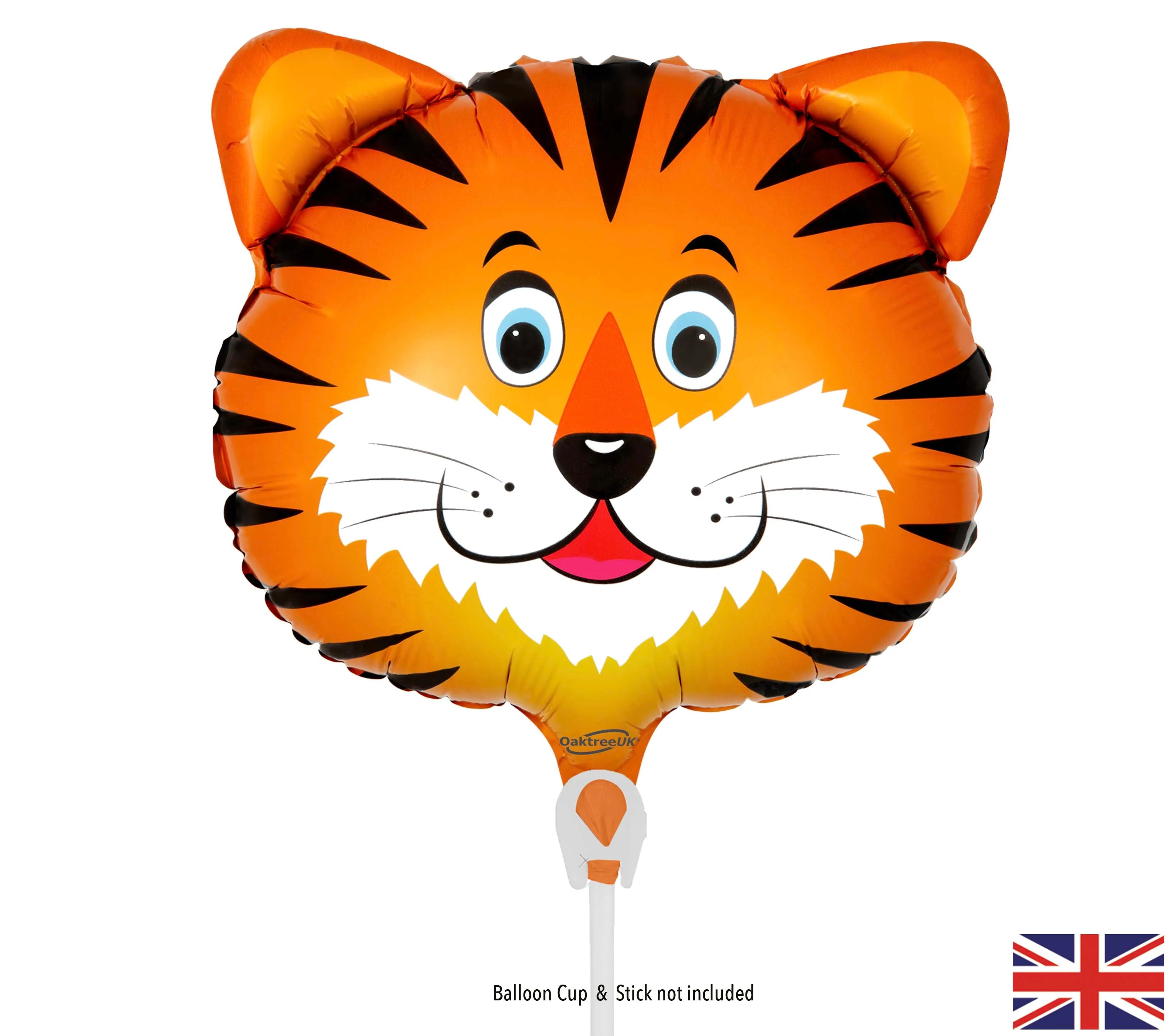 10" Airfill Only (Sticks Sold Separately) Oaktree Mini Shape Tiger Metallic Packaged
