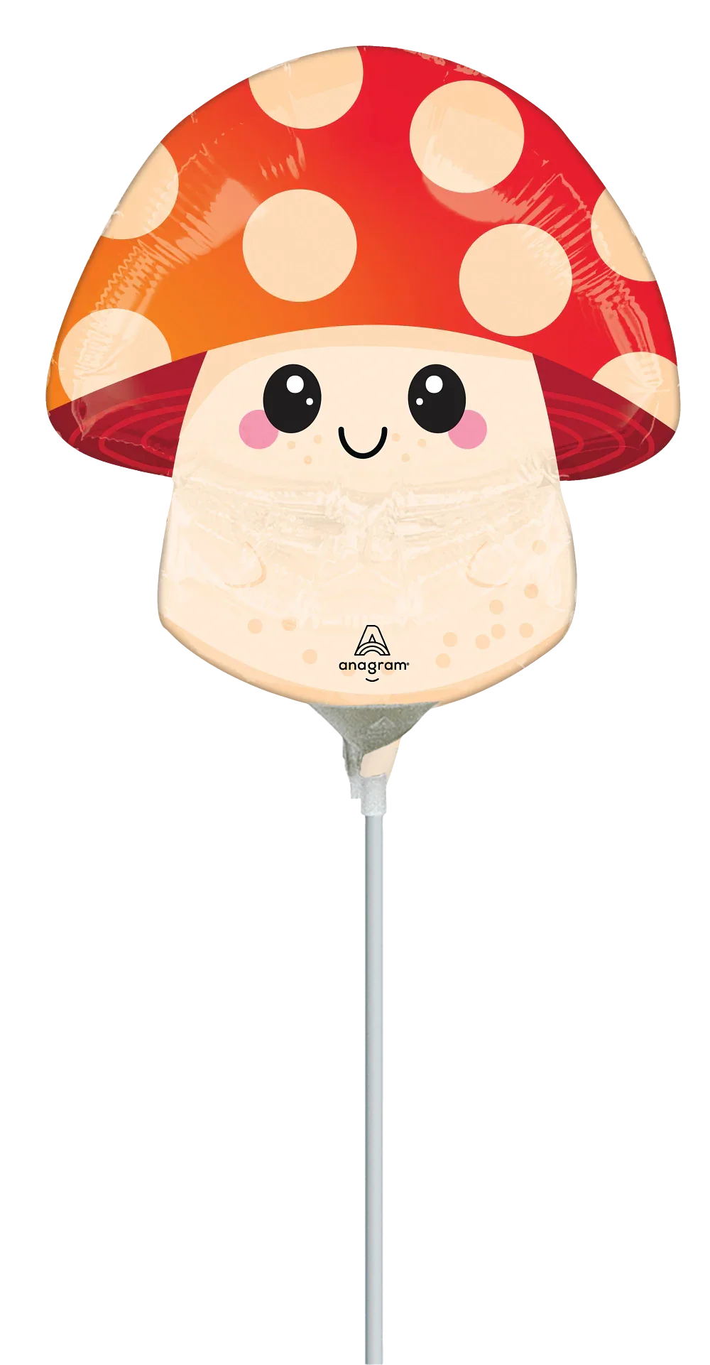 10" Airfill Only (Sticks Sold Separately) Mini Shape Food Friends Little Truffle Foil Balloon