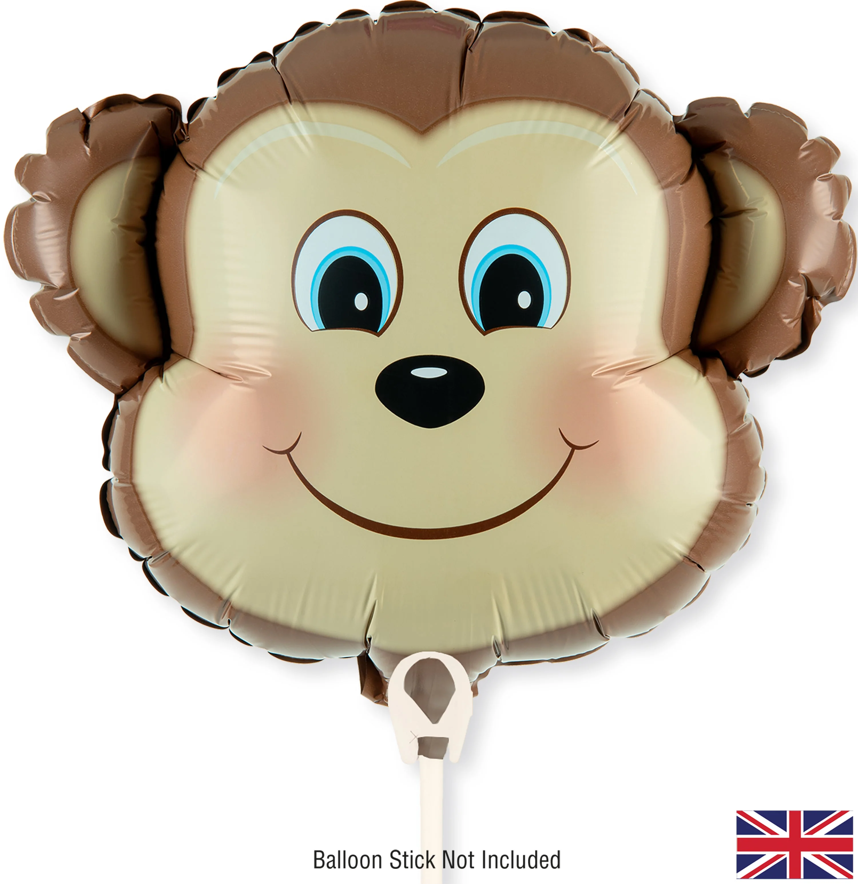 10" Airfill Only (Sticks Sold Separately) Oaktree Mini Shape Monkey Metallic Packaged