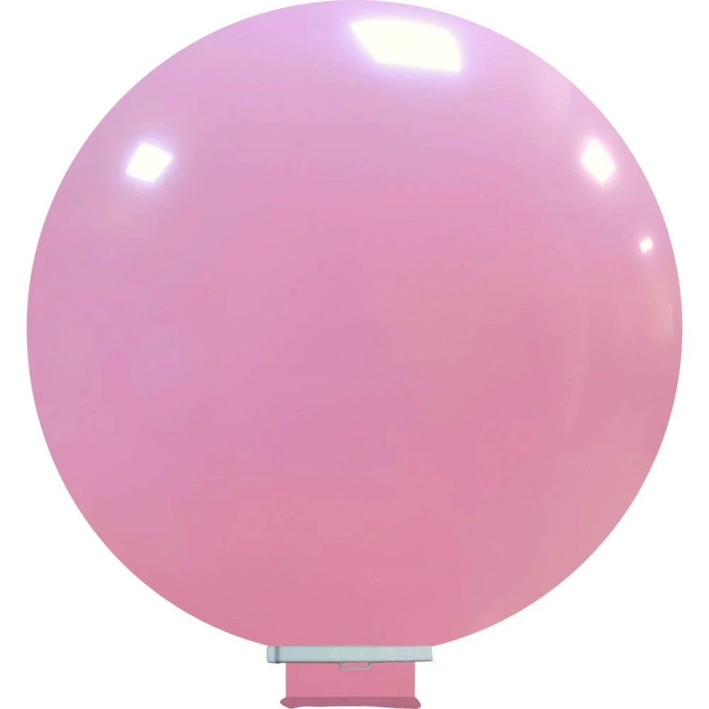 8 Foot (100") 6.5" Neck Opening Cattex Brand Standard Pink Latex Balloons