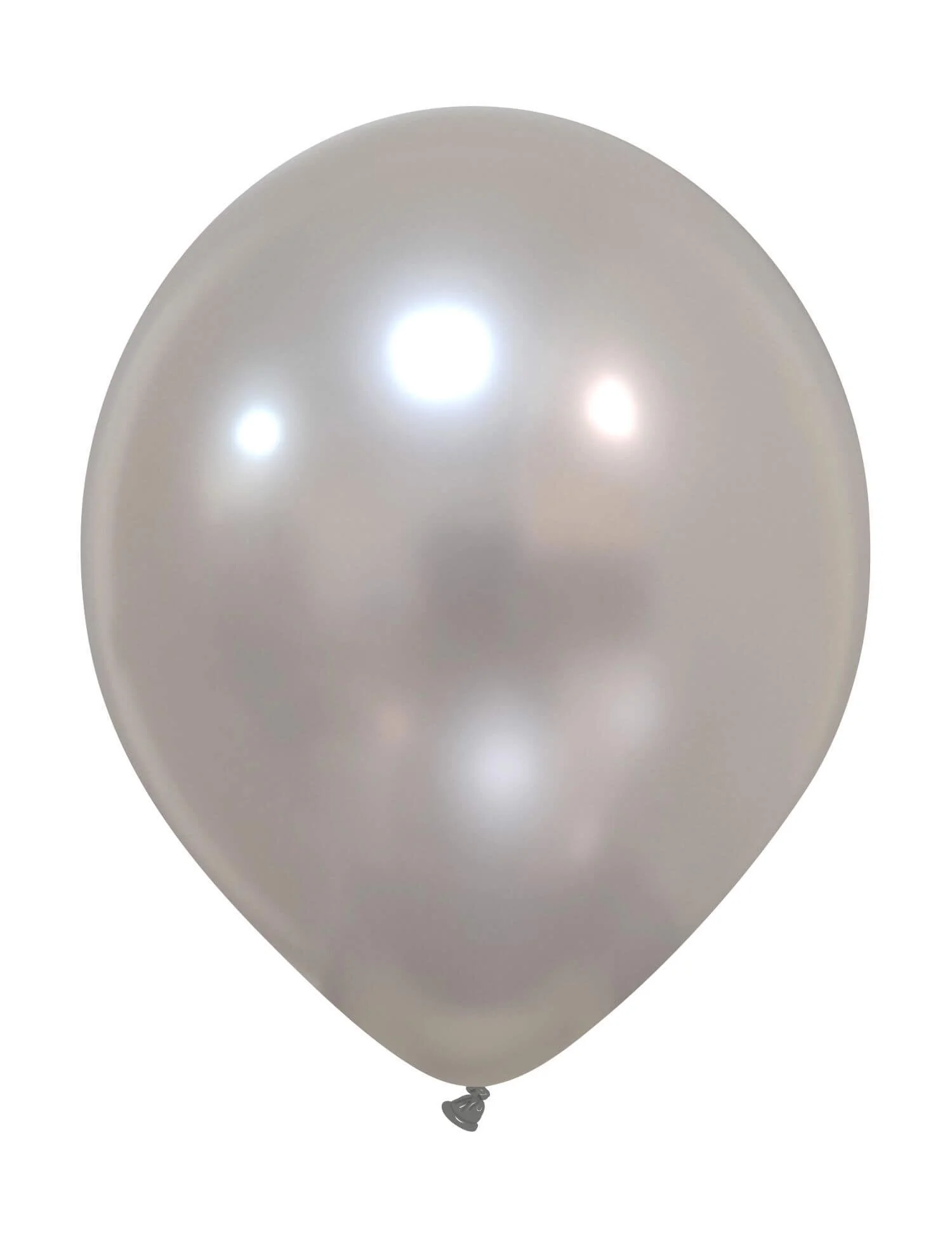 12" Cattex Premium Metal Pure SIiver 50 Latex Balloons