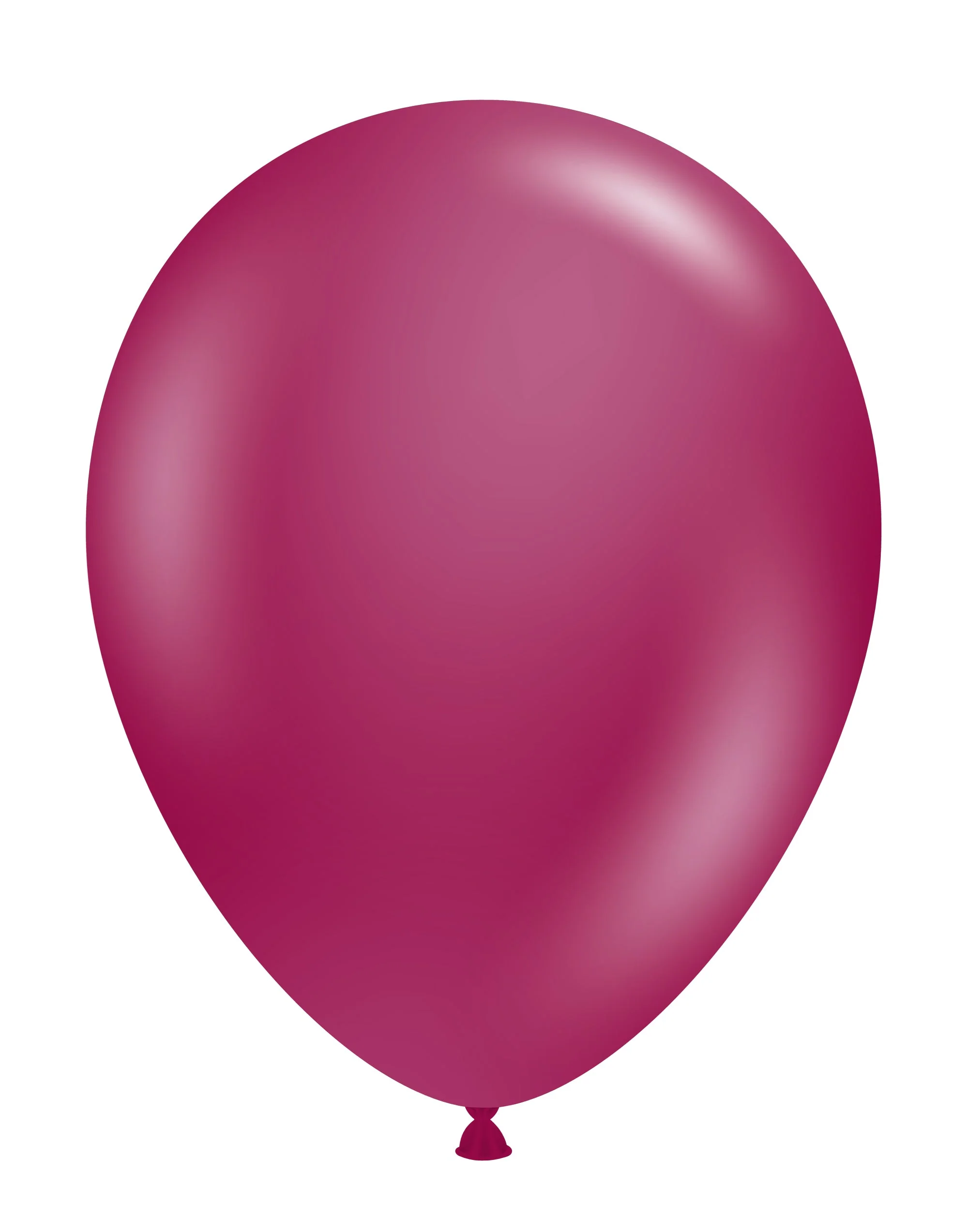 11" Crystal/Jewel Burgundy Tuftex Latex Balloons (100 Per Bag)