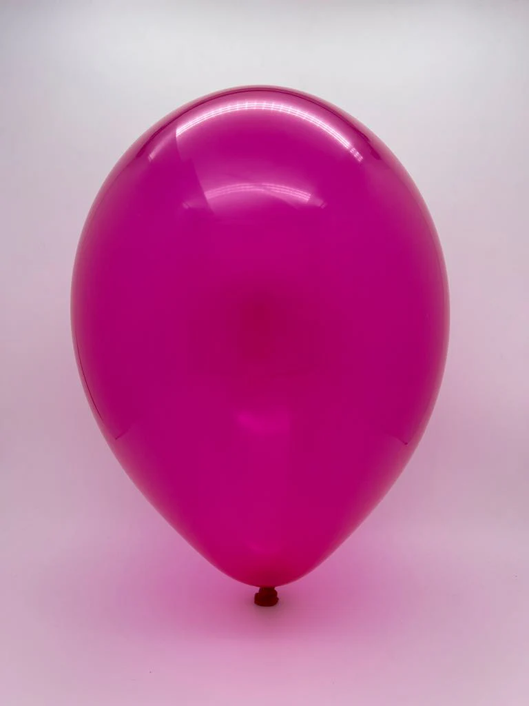 11" Crystal/Jewel Magenta Tuftex Latex Balloons (100 Per Bag) - Image 2