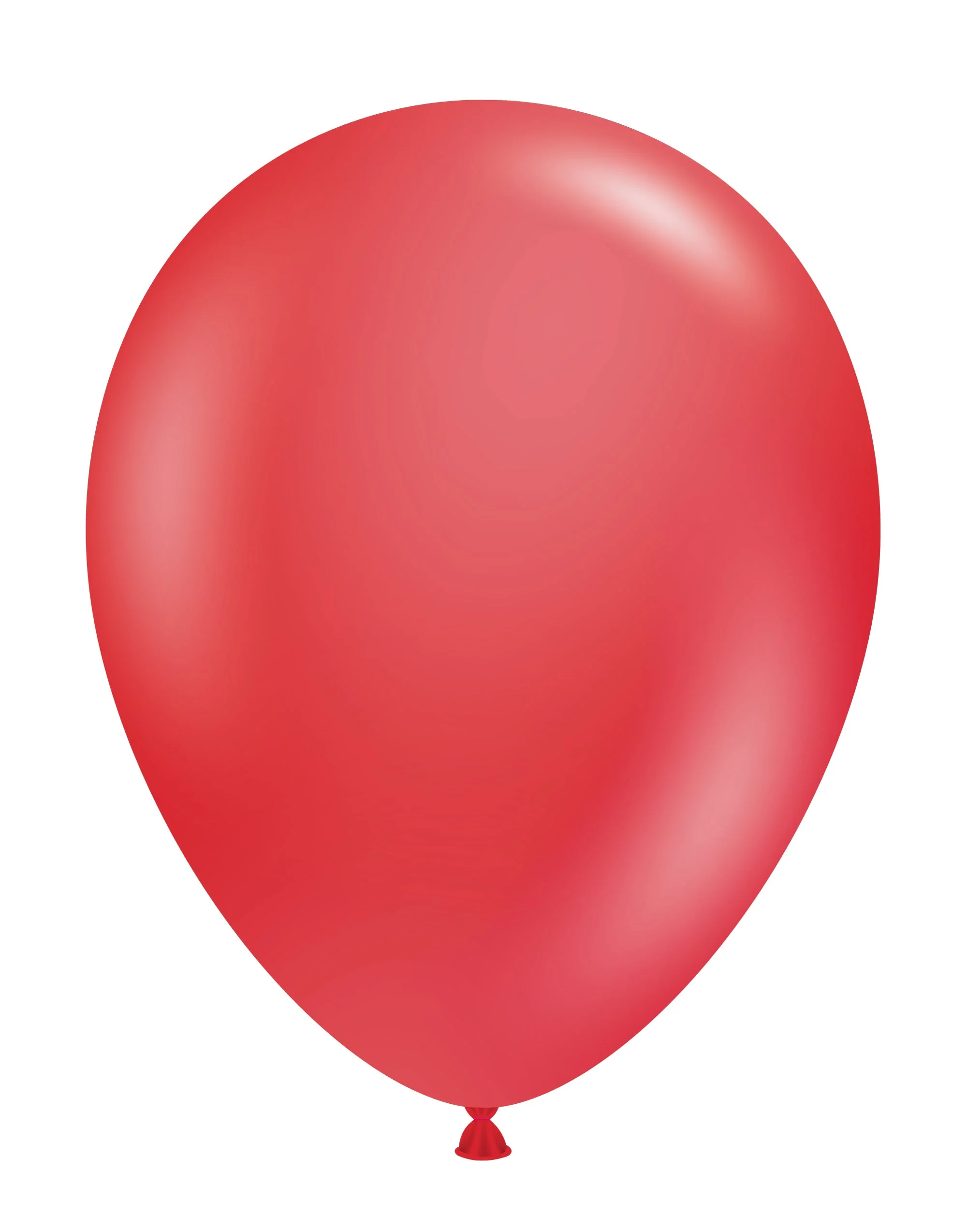 11" Crystal/Jewel Red Tuftex Latex Balloons (100 Per Bag)