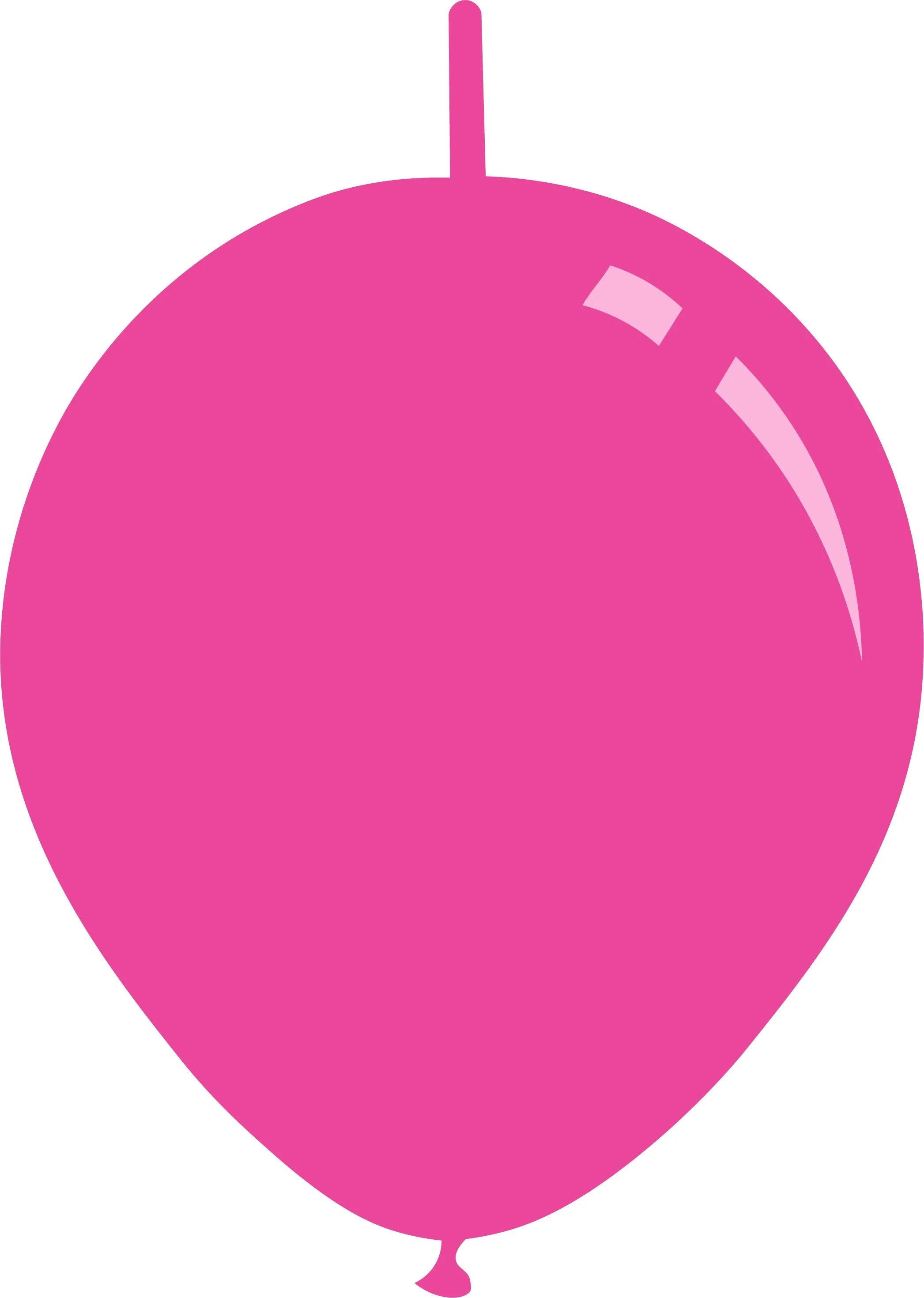 11" Deco Fuchsia Decomex Linking Latex Balloons (100 Per Bag)