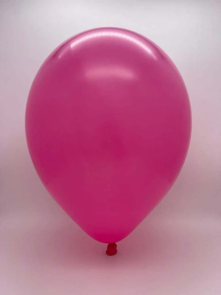 11" Deco Fuchsia Decomex Linking Latex Balloons (100 Per Bag) - Image 2