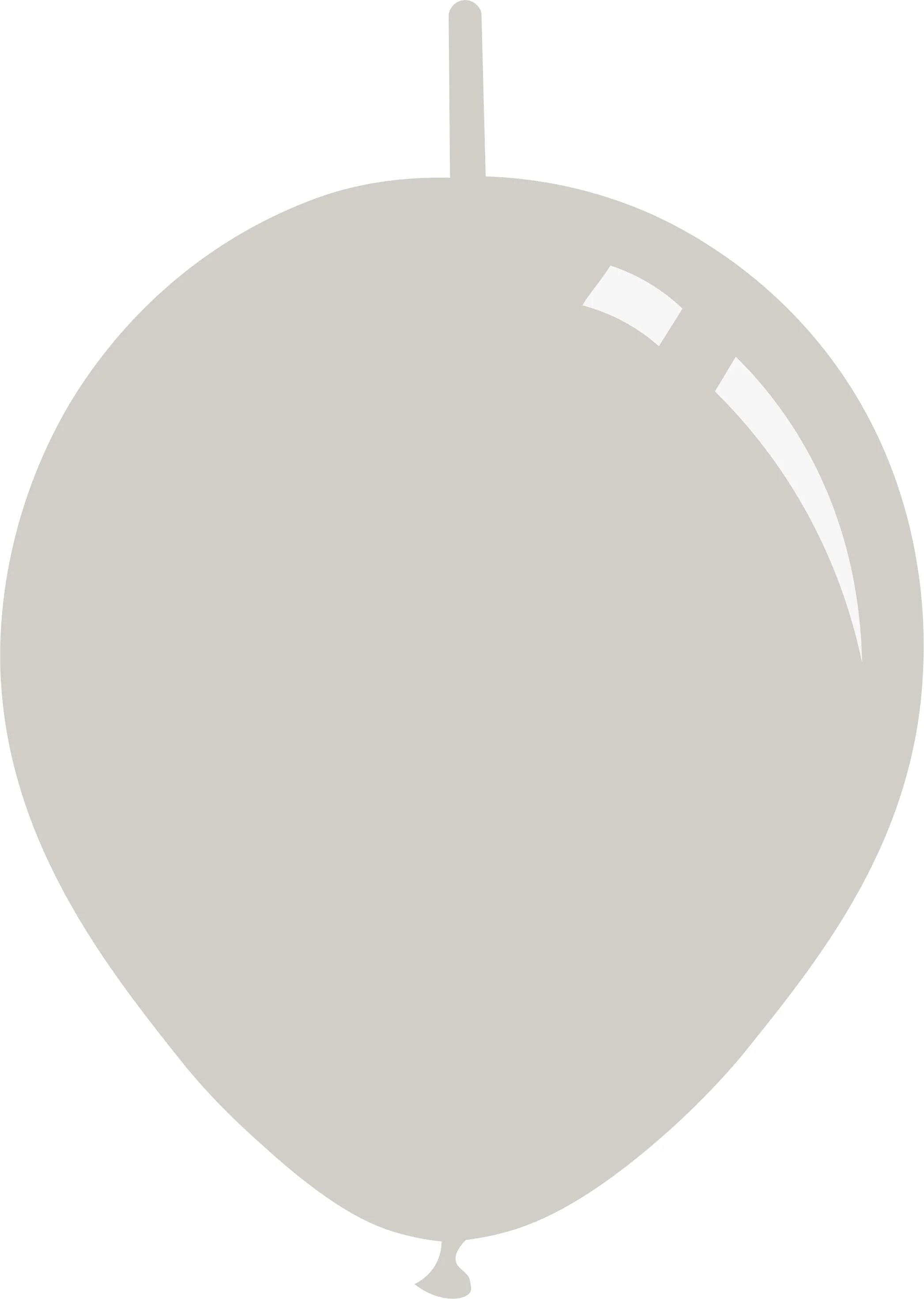 11" Deco Grey Decomex Linking Latex Balloons (100 Per Bag)