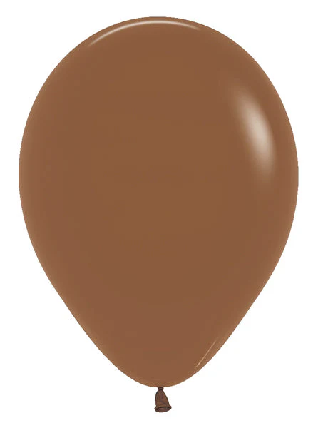11" Deluxe Coffee (100 Per Bag) Latex Balloons Sempertex/Betallatex