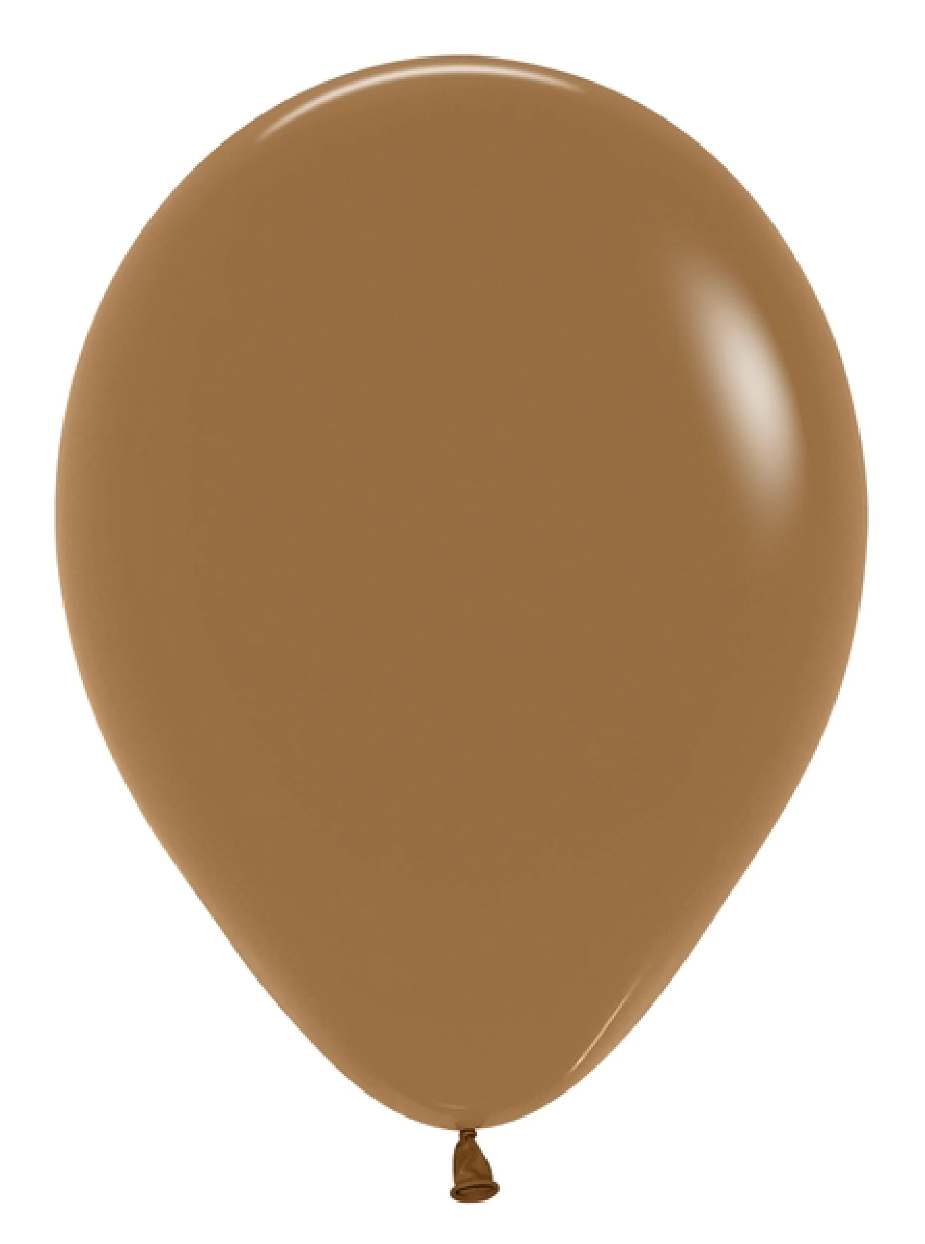 11" Latex Balloons (100 Per Bag) Deluxe Mocha Sempertex/Betallatex