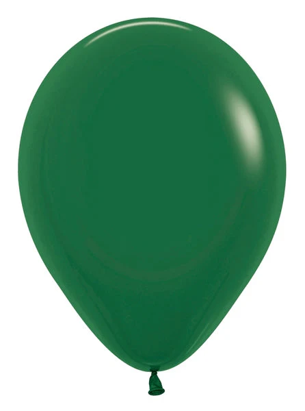 11" Latex Balloons (100 Per Bag) Fashion Forest Green Sempertex/Betallatex