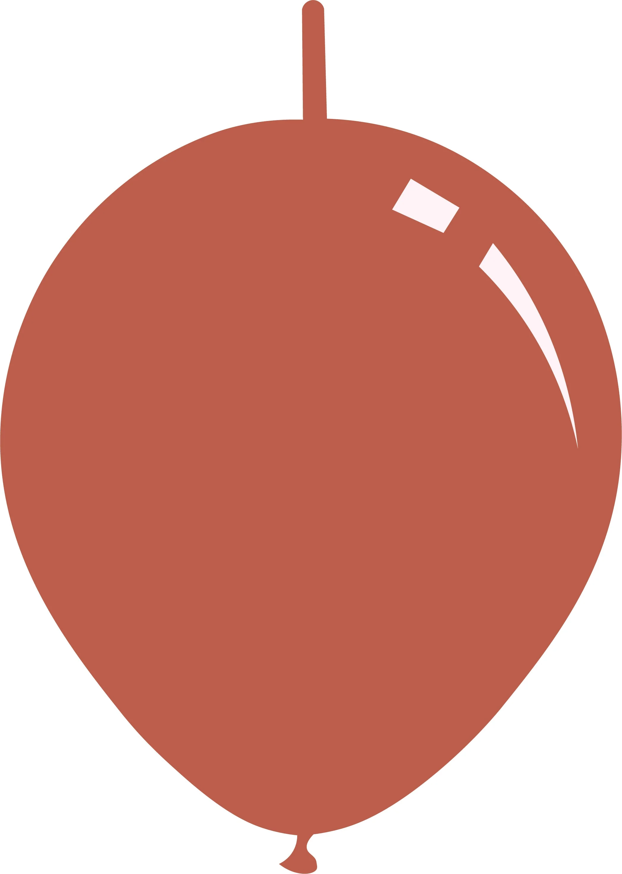 11" Metallic Copper Decomex Linking Latex Balloons (100 Per Bag)