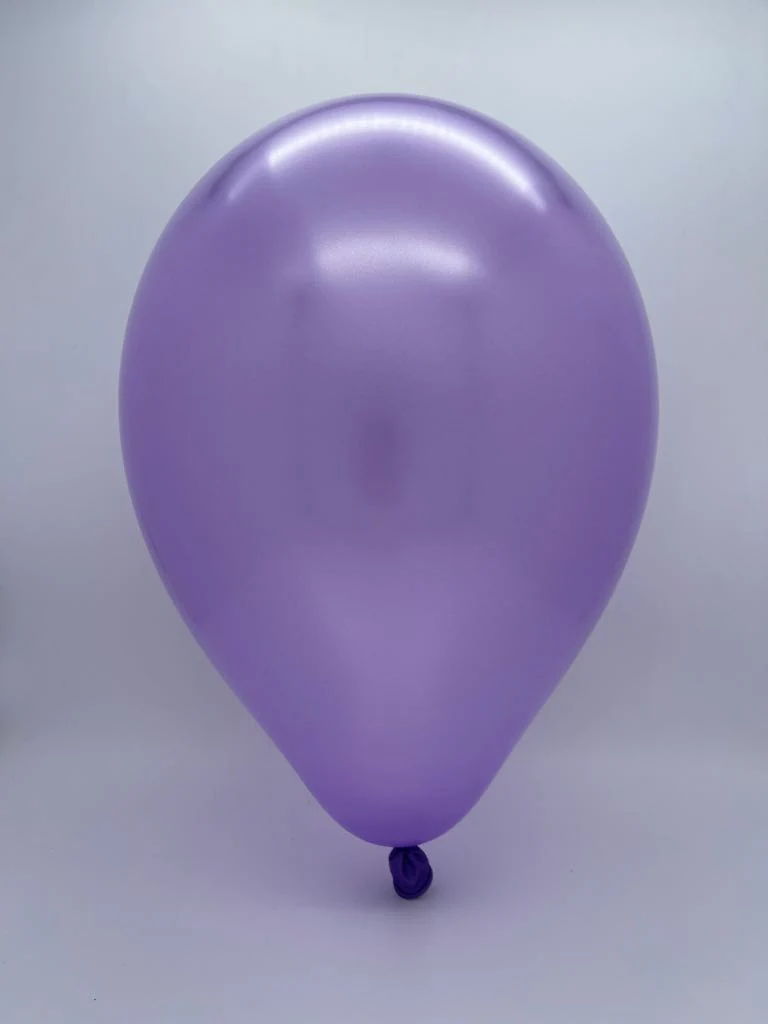 11" Metallic Lavender Decomex Linking Latex Balloons (100 Per Bag) - Image 2
