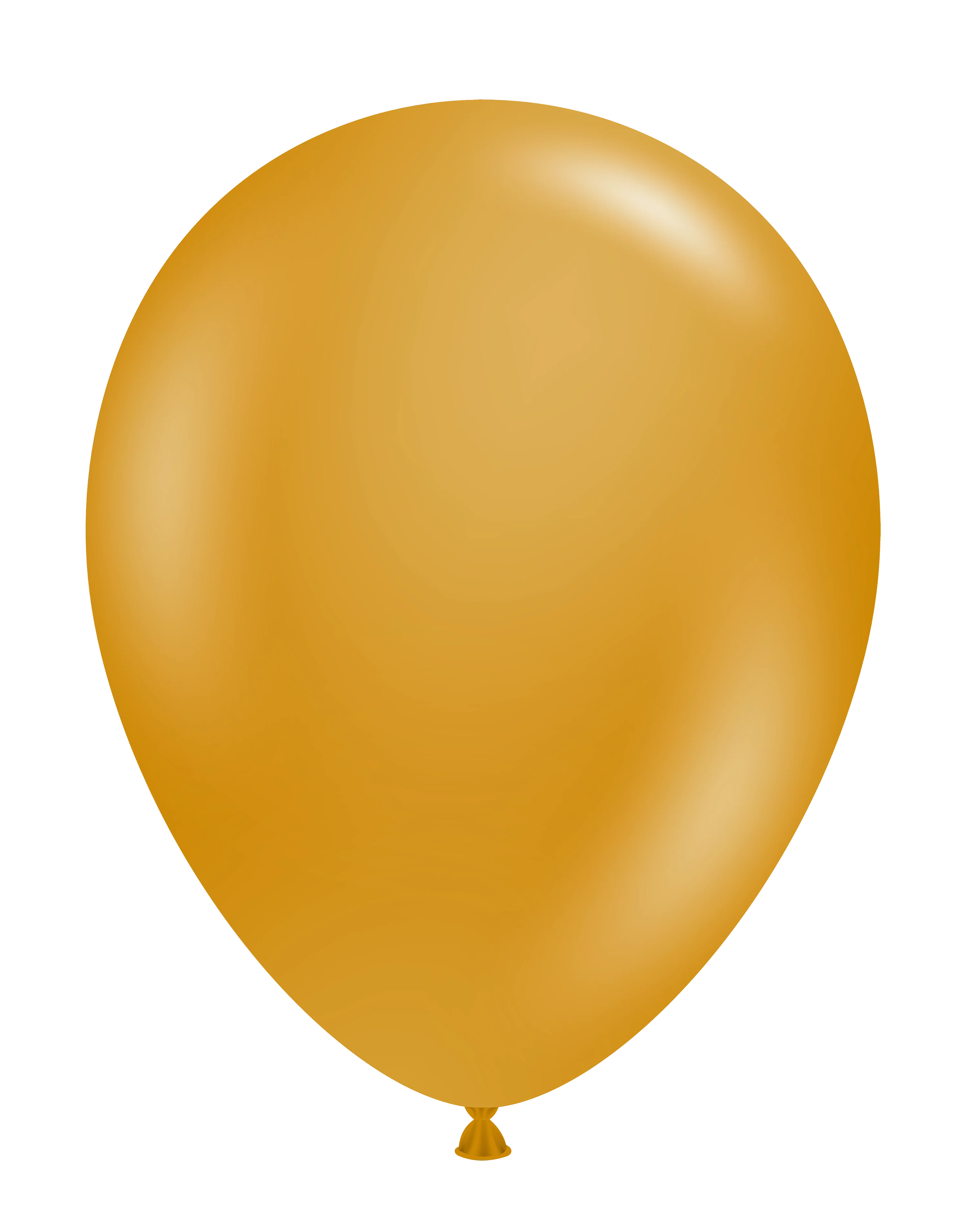 11" Pearl Metallic Gold Tuftex Latex Balloons (100 Per Bag)
