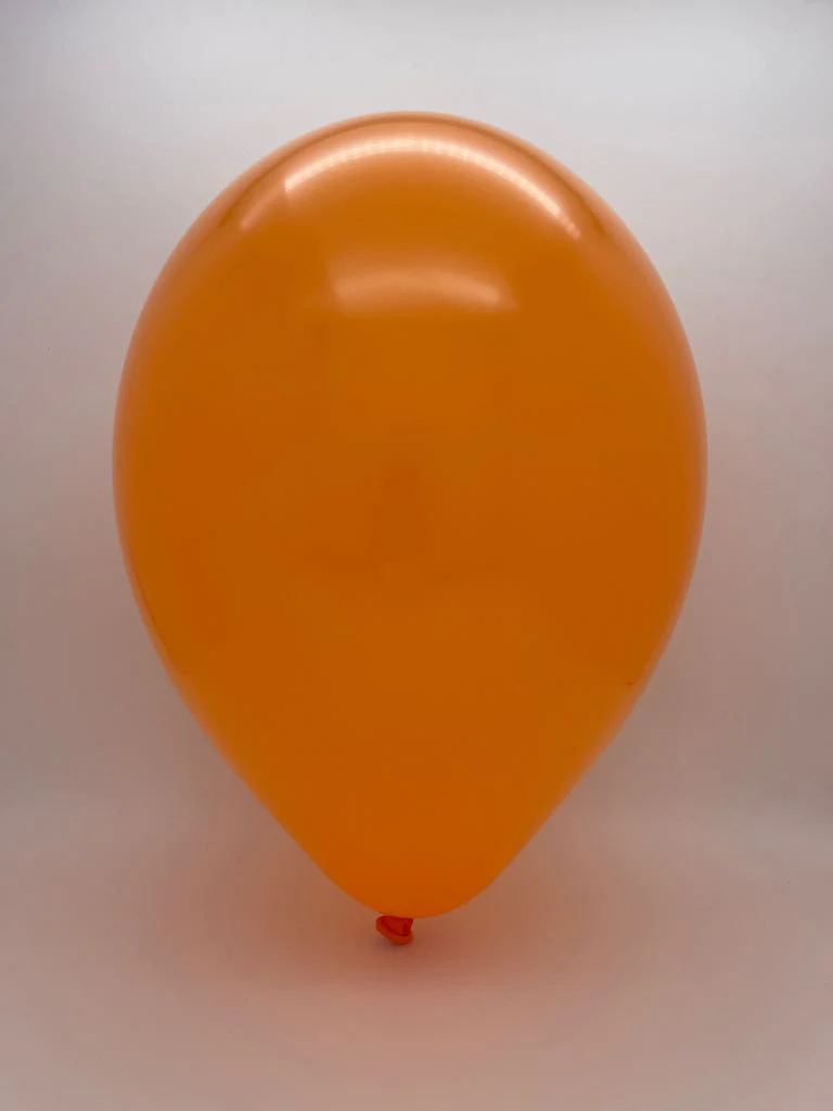 11" Standard Orange Tuftex Latex Balloons (100 Per Bag) - Image 2
