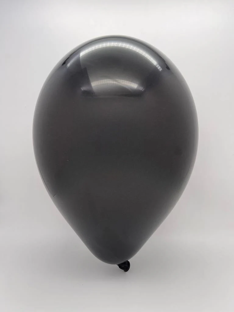 11 Inch Tuftex Latex Balloons Designer Balloons (100 Per Bag) Black - Image 2