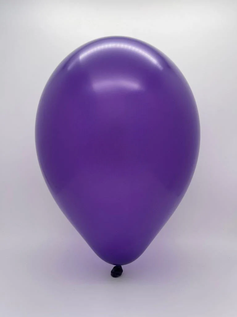 11 Inch Tuftex Latex Balloons Designer Balloons (100 Per Bag) Plum Purple - Image 2