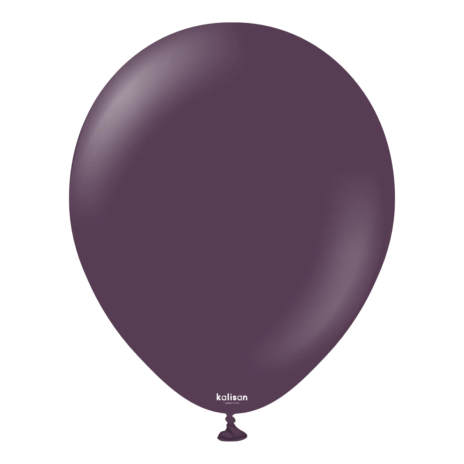 12" Kalisan Latex Balloons Standard Plum (50 Per Bag)