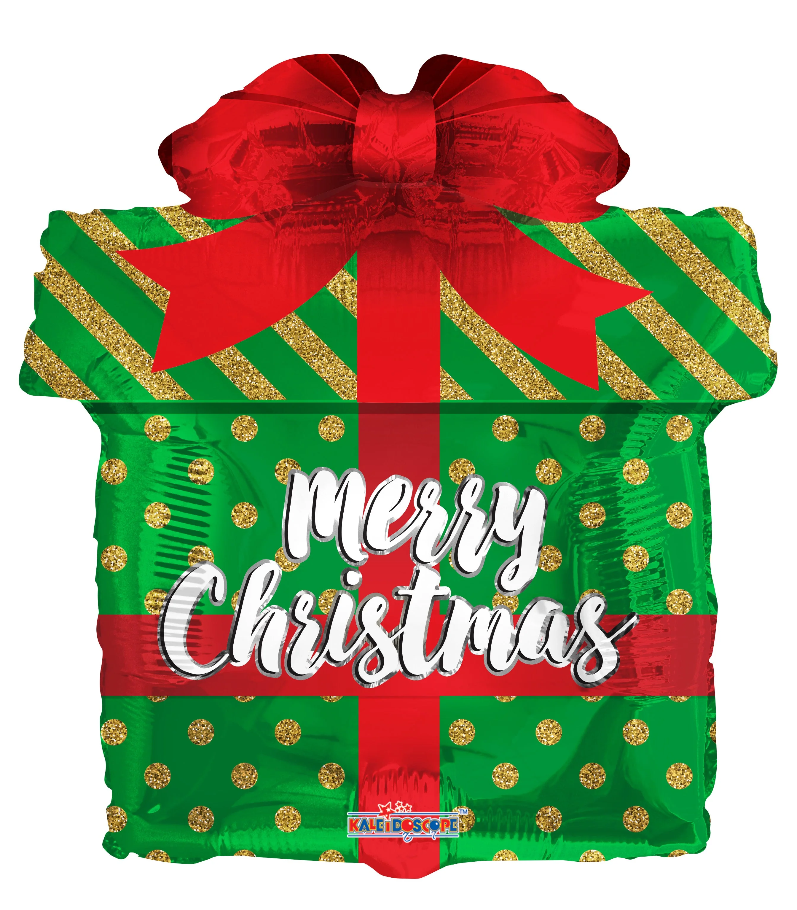 12" Airfill Only (Sticks Sold Separately) Christmas Gift Foil Balloon