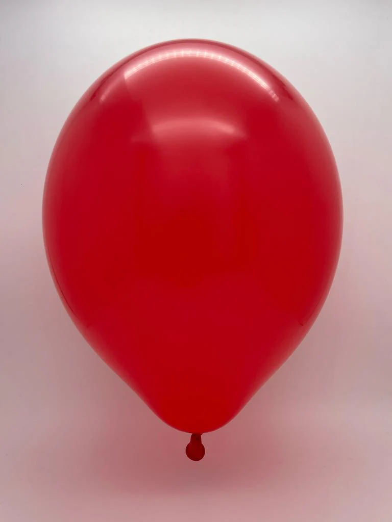 12" Cattex Premium Cherry Red Latex Balloons (50 Per Bag) - Image 2