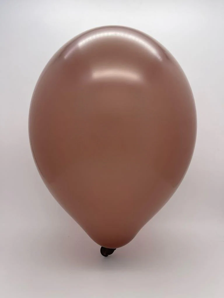 12" Cattex Premium Chocolate Latex Balloons (50 Per Bag) - Image 2