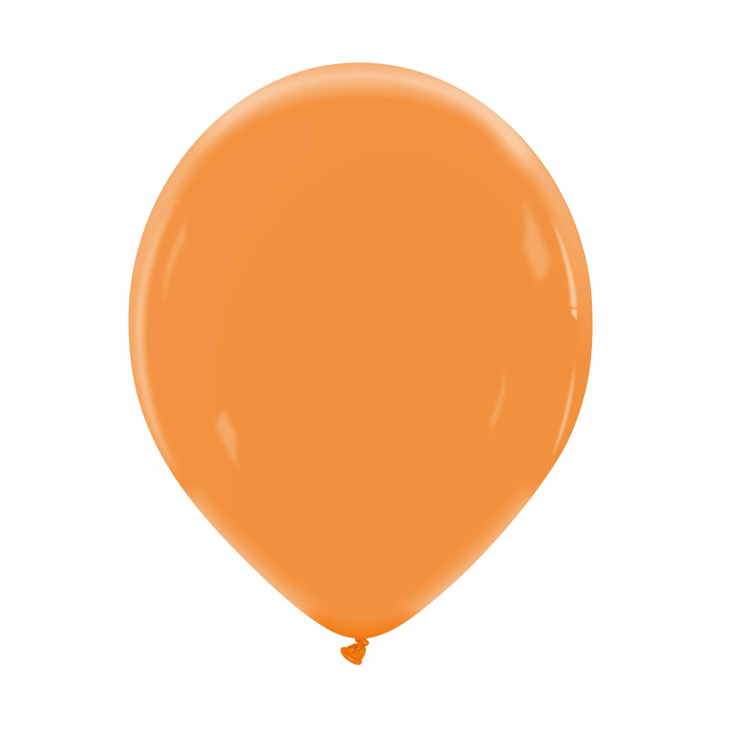 12" Cattex Premium Pumpkin Orange Latex Balloons (50 Per Bag)