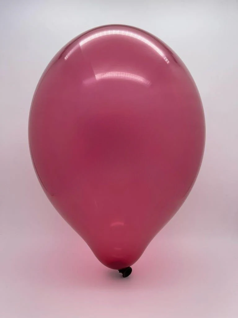 12" Cattex Premium Wine Latex Balloons (50 Per Bag) - Image 2