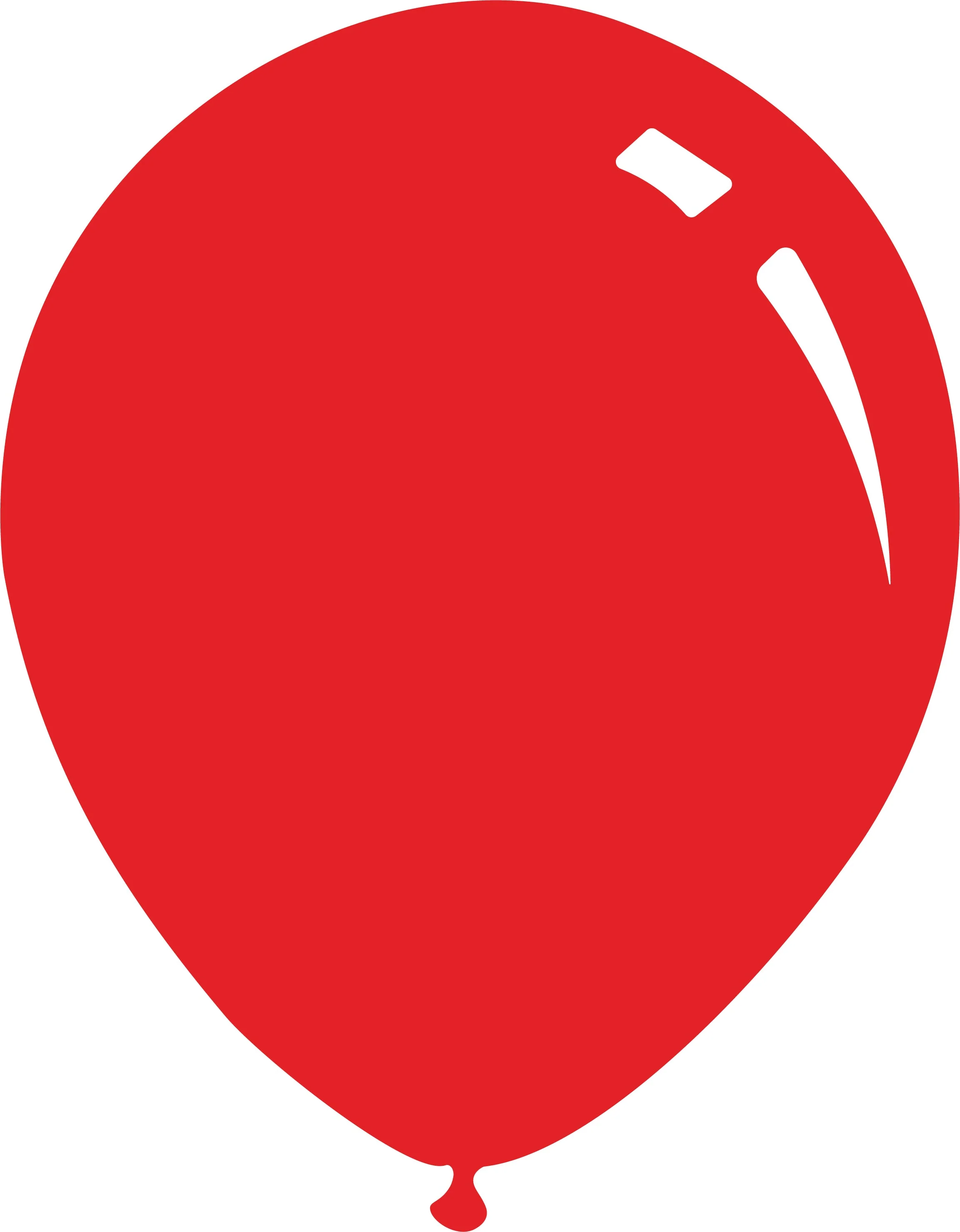 12" Crystal Chili Red Decomex Latex Balloons (100 Per Bag)