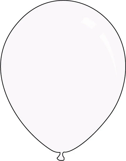 12" Transparent Decomex Latex Balloons (100 Per Bag)