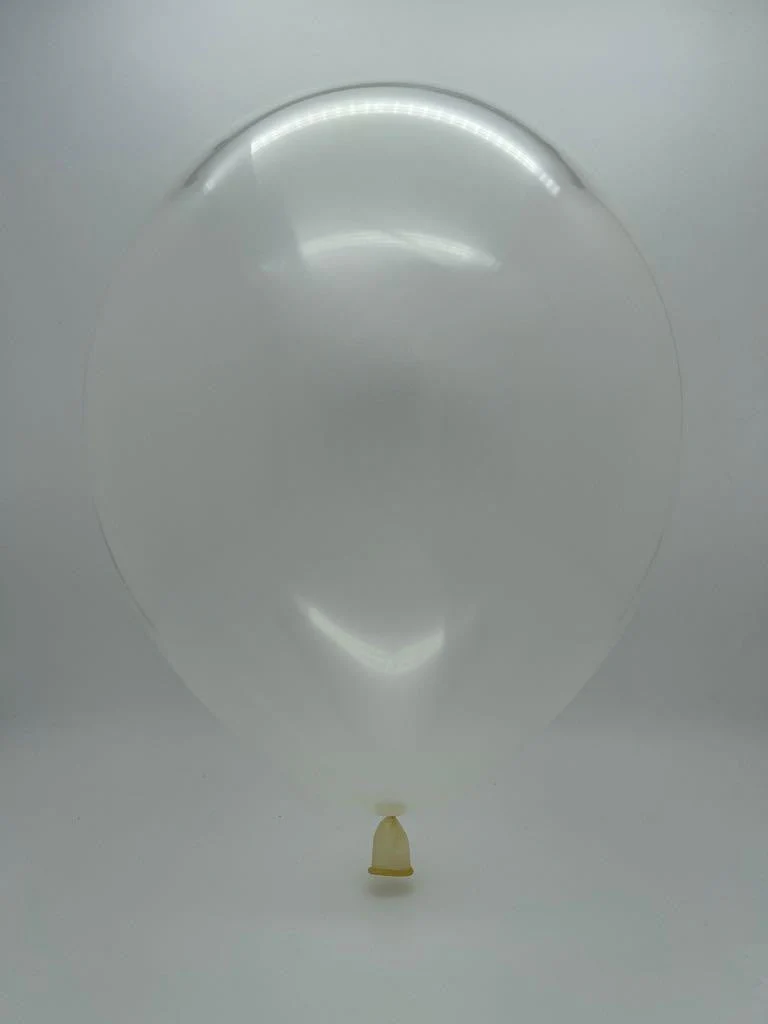 12" Transparent Decomex Latex Balloons (100 Per Bag) - Image 2