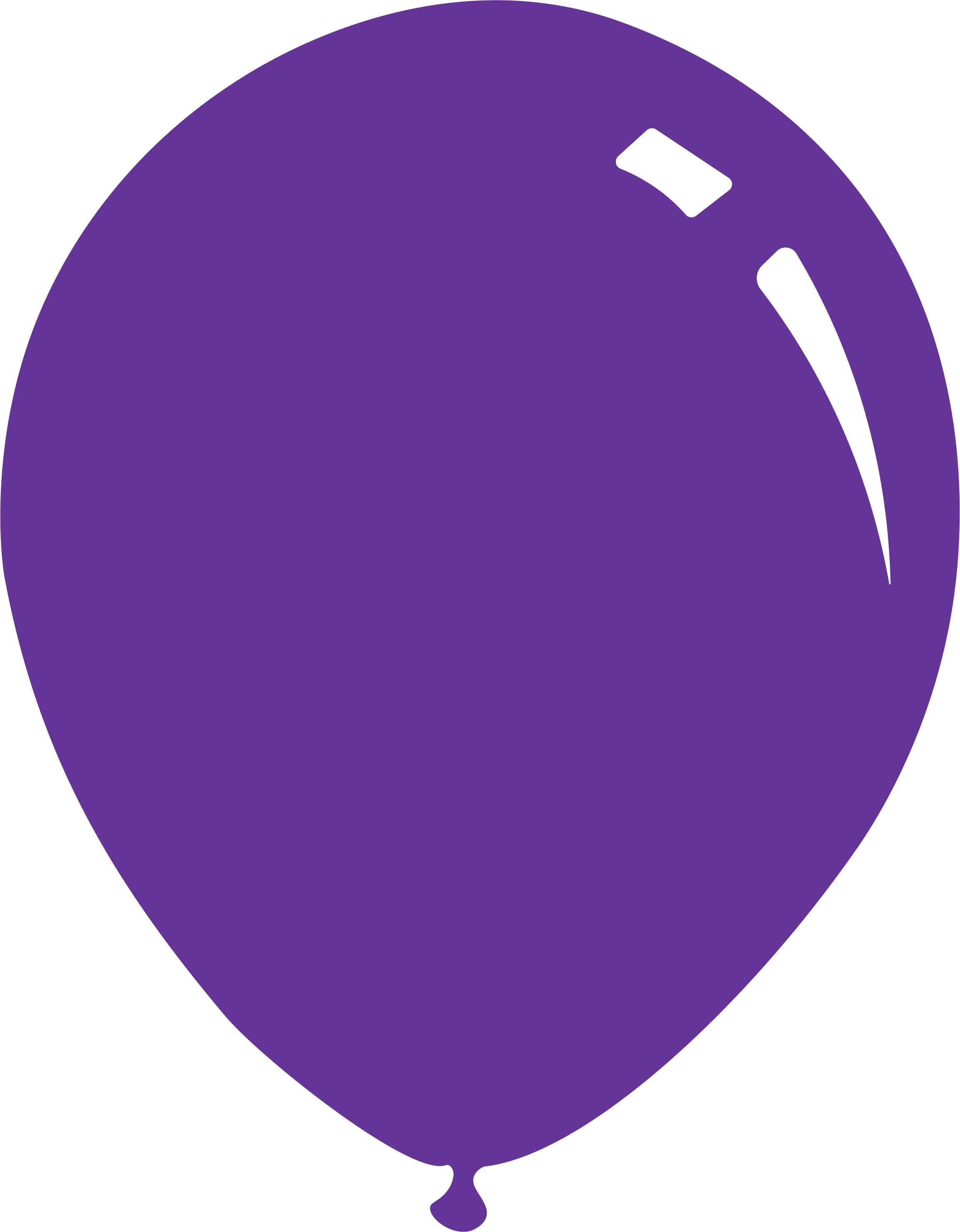 12" Crystal Violet Purple Decomex Latex Balloons (100 Per Bag)