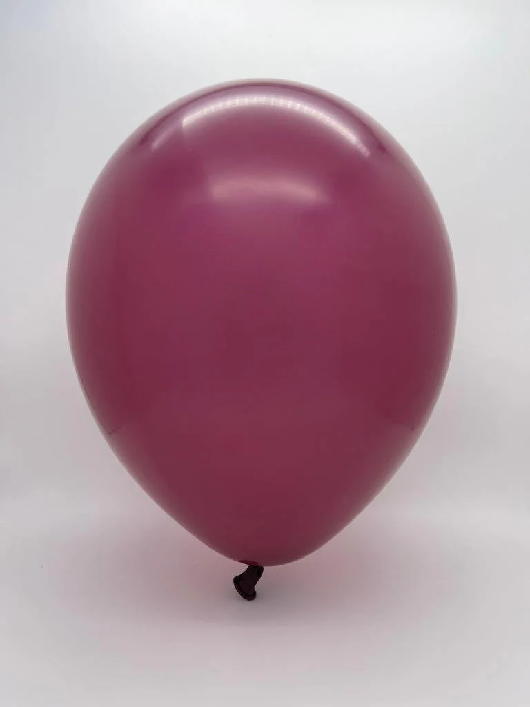 12" Deco Burgundy Decomex Latex Balloons (100 Per Bag) - Image 2