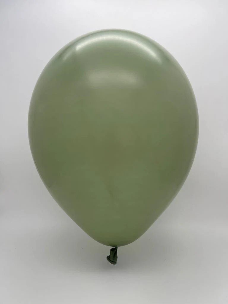 12" Deco eucalyptus Decomex Latex Balloons (100 Per Bag) - Image 2