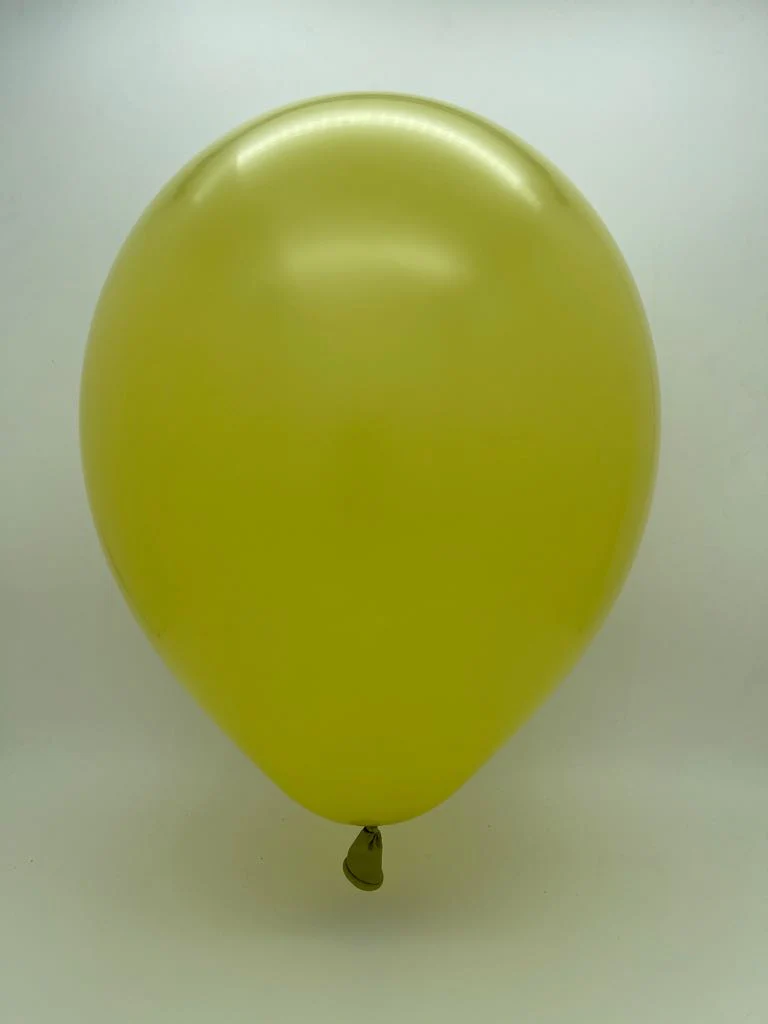 12" Deco Olive Decomex Latex Balloons (100 Per Bag) - Image 2