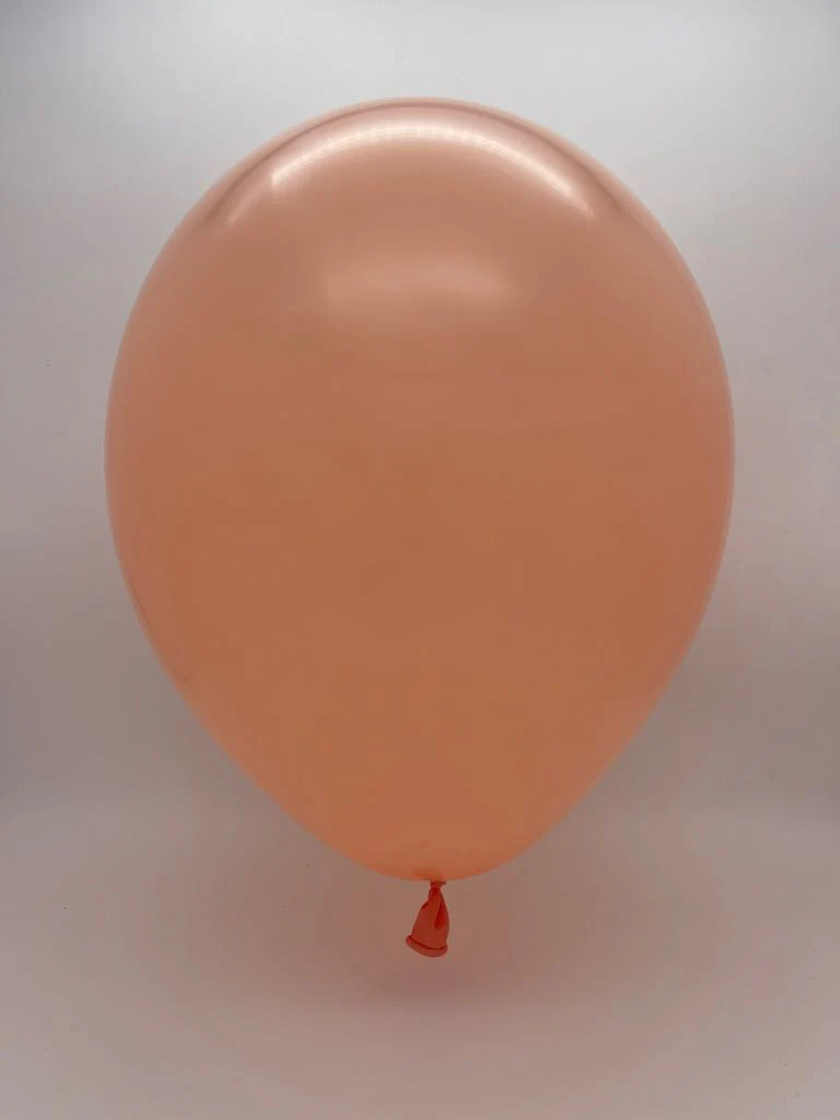 12" Deco Peach Decomex Latex Balloons (100 Per Bag) - Image 2