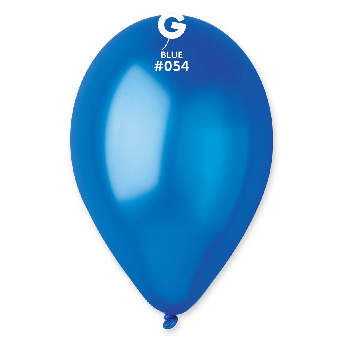 12" Gemar Latex Balloons (Bag of 50) Metallic Royal Deep Blue