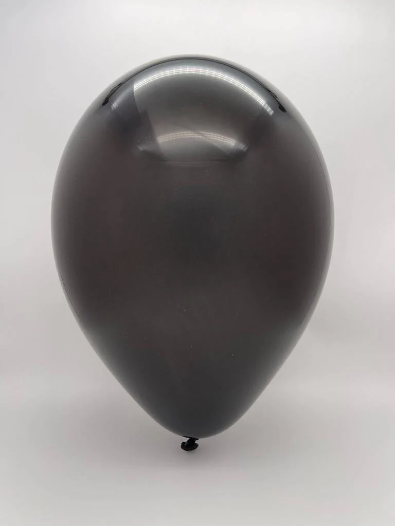 12" Gemar Latex Balloons (Bag of 50) Standard Black - Image 2
