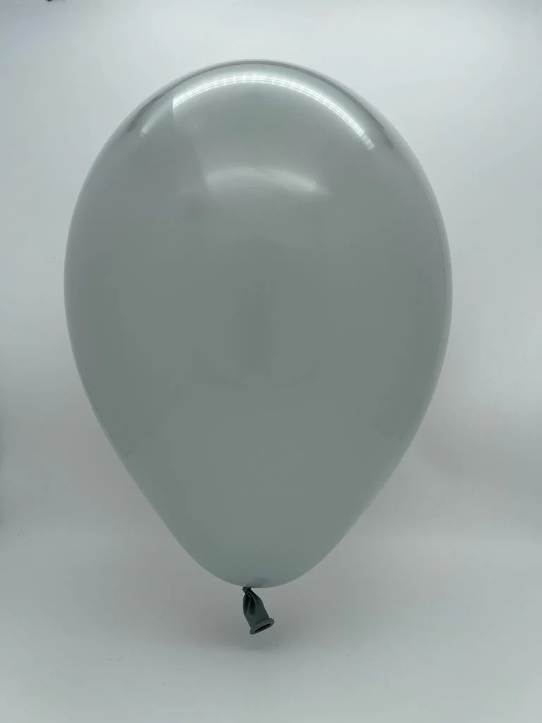 12" Gemar Latex Balloons (Bag of 50) Standard Grey - Image 2