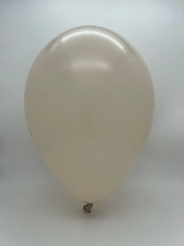 12" Gemar Latex Balloons (Bag of 50) Standard Latte - Image 2