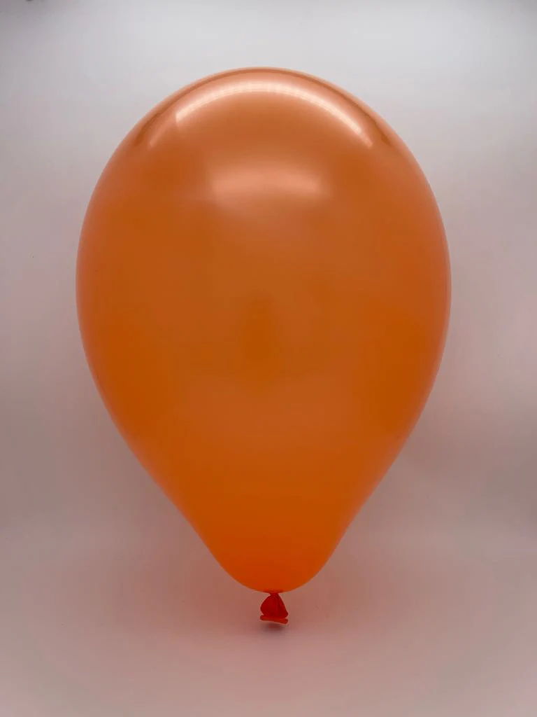 12" Gemar Latex Balloons (Bag of 50) Standard Orange - Image 2