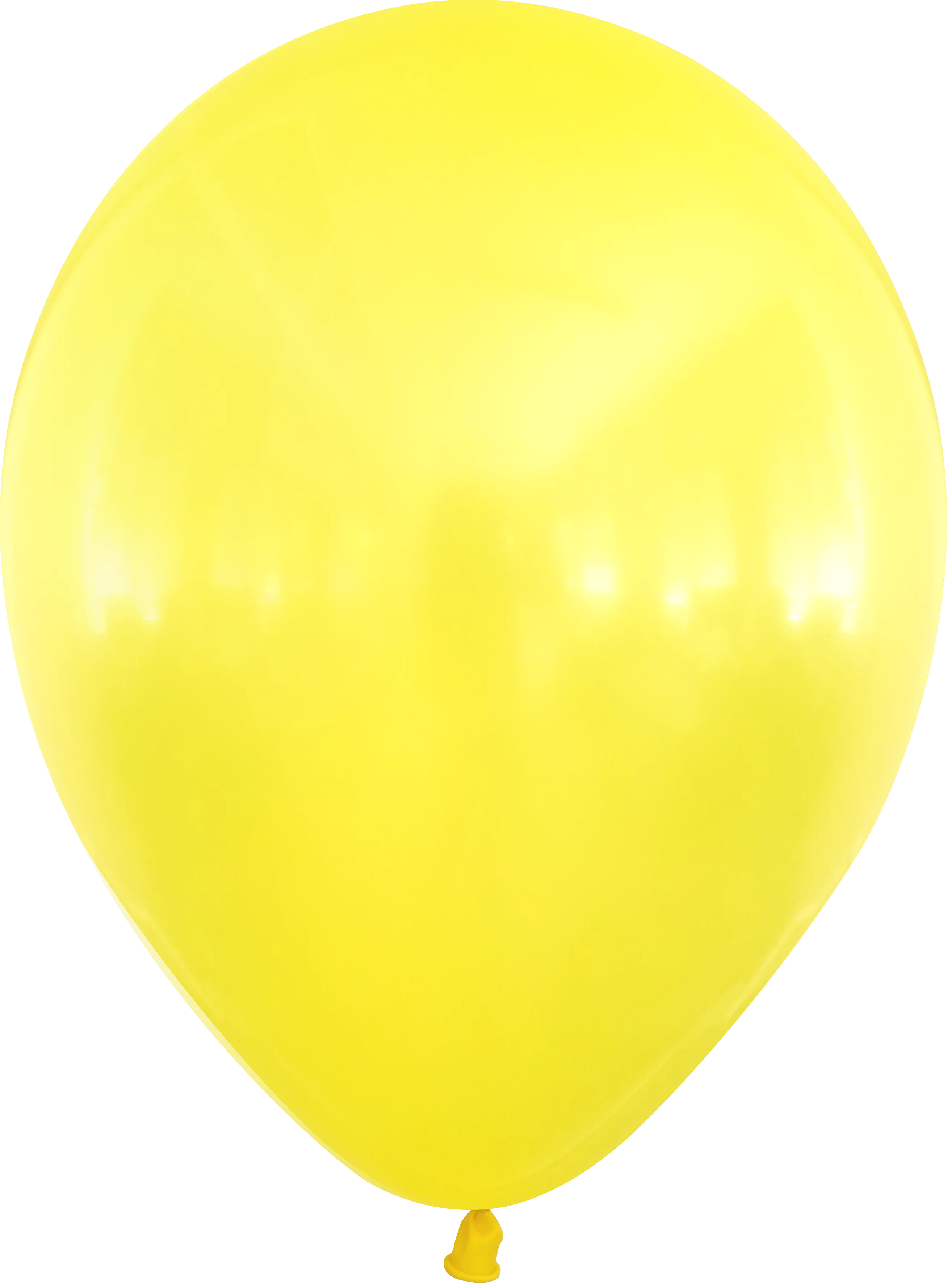 12" Kalisan Latex Balloons Crystal Yellow (50 Per Bag)