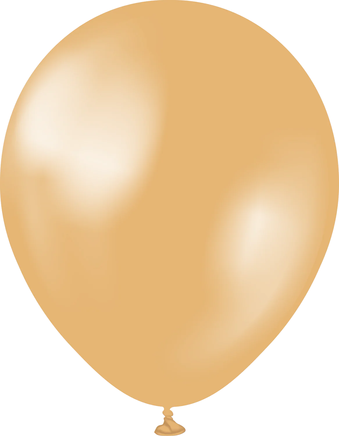 12" Kalisan Latex Balloons Metallic Gold (50 Per Bag)