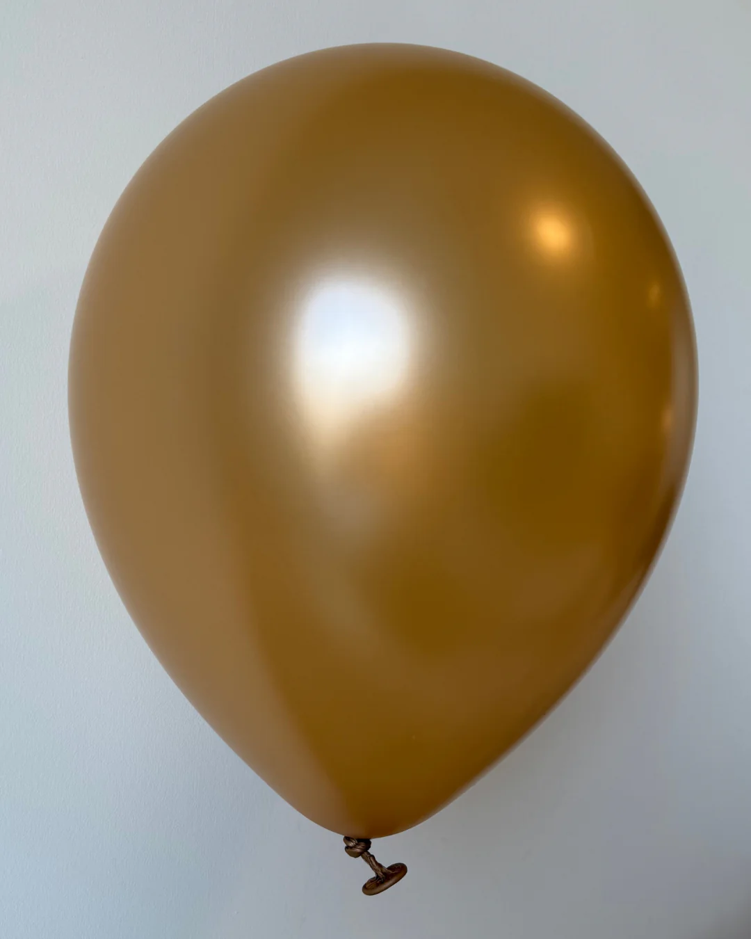 12" Kalisan Latex Balloons Metallic Gold (50 Per Bag) - Image 2