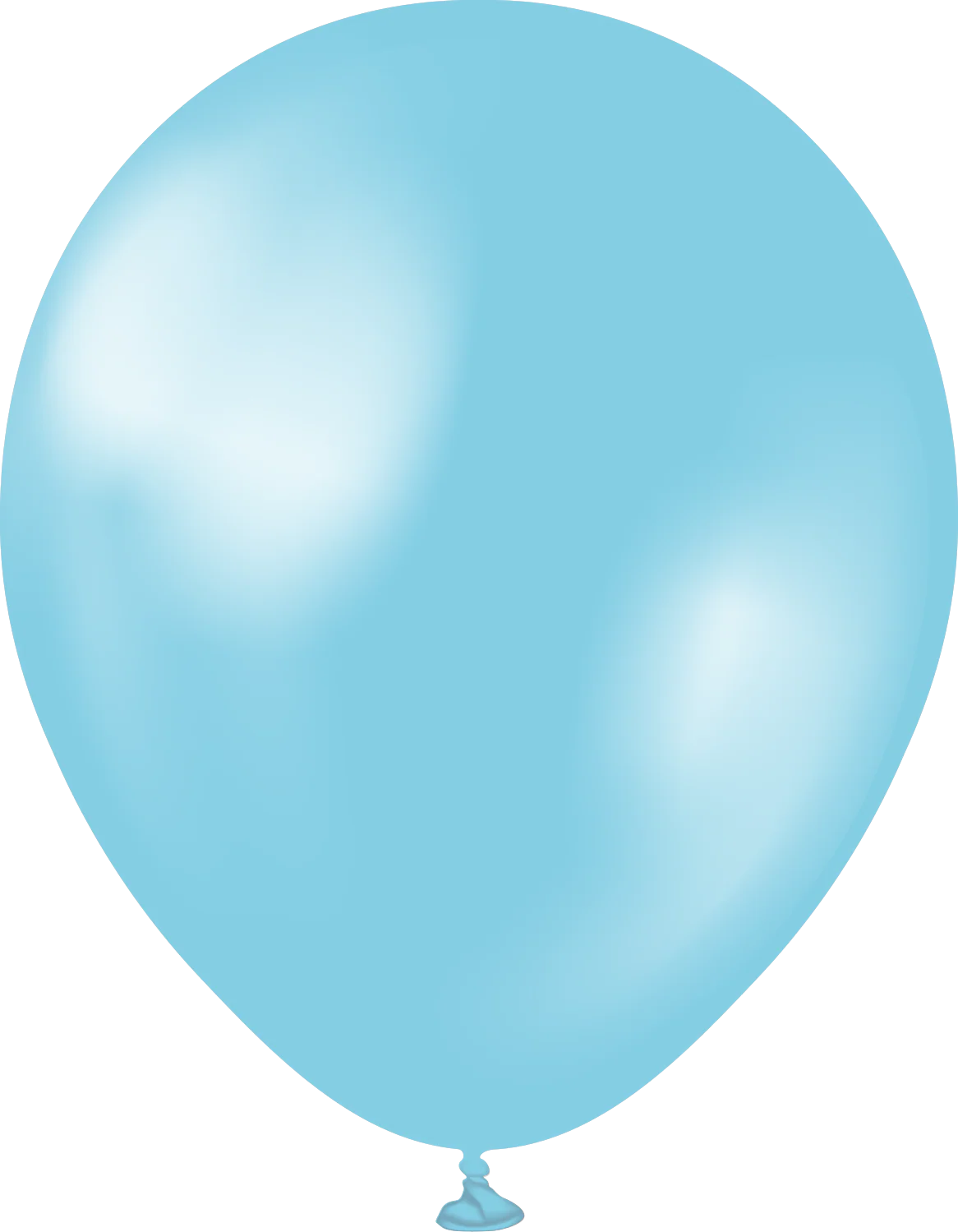 12" Kalisan Latex Balloons Metallic Pearl Light Sky Blue (50 Per Bag)