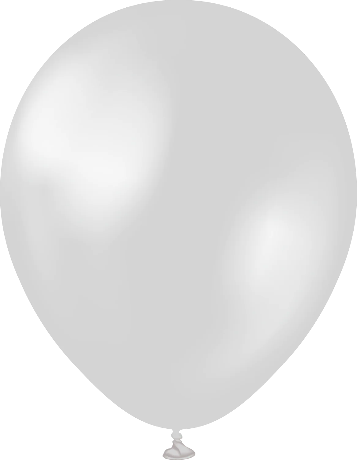 12" Kalisan Latex Balloons Metallic Silver (50 Per Bag) Discontinued Replaced with 11170032