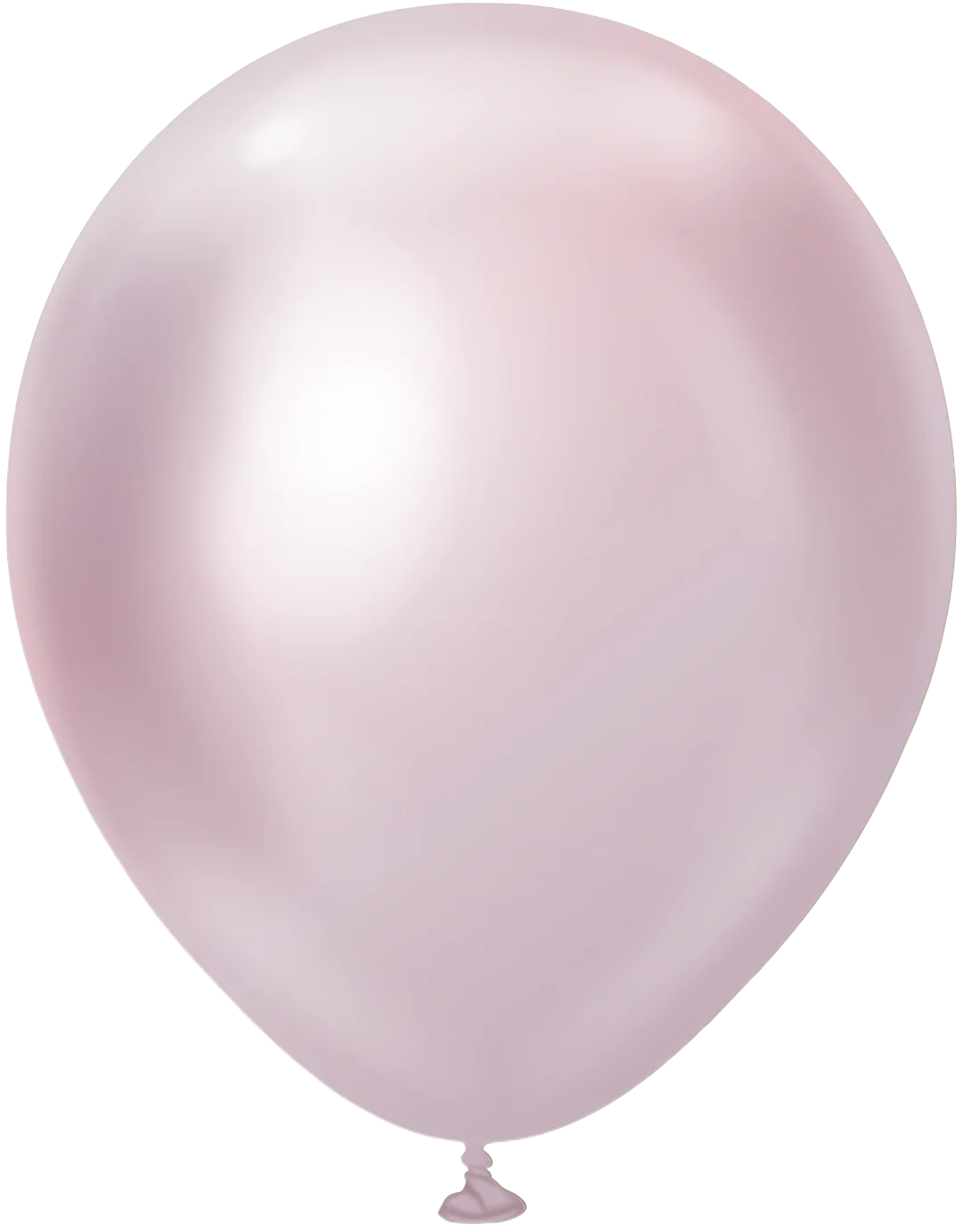 12" Kalisan Latex Balloons Mirror Pink Gold (50 Per Bag)