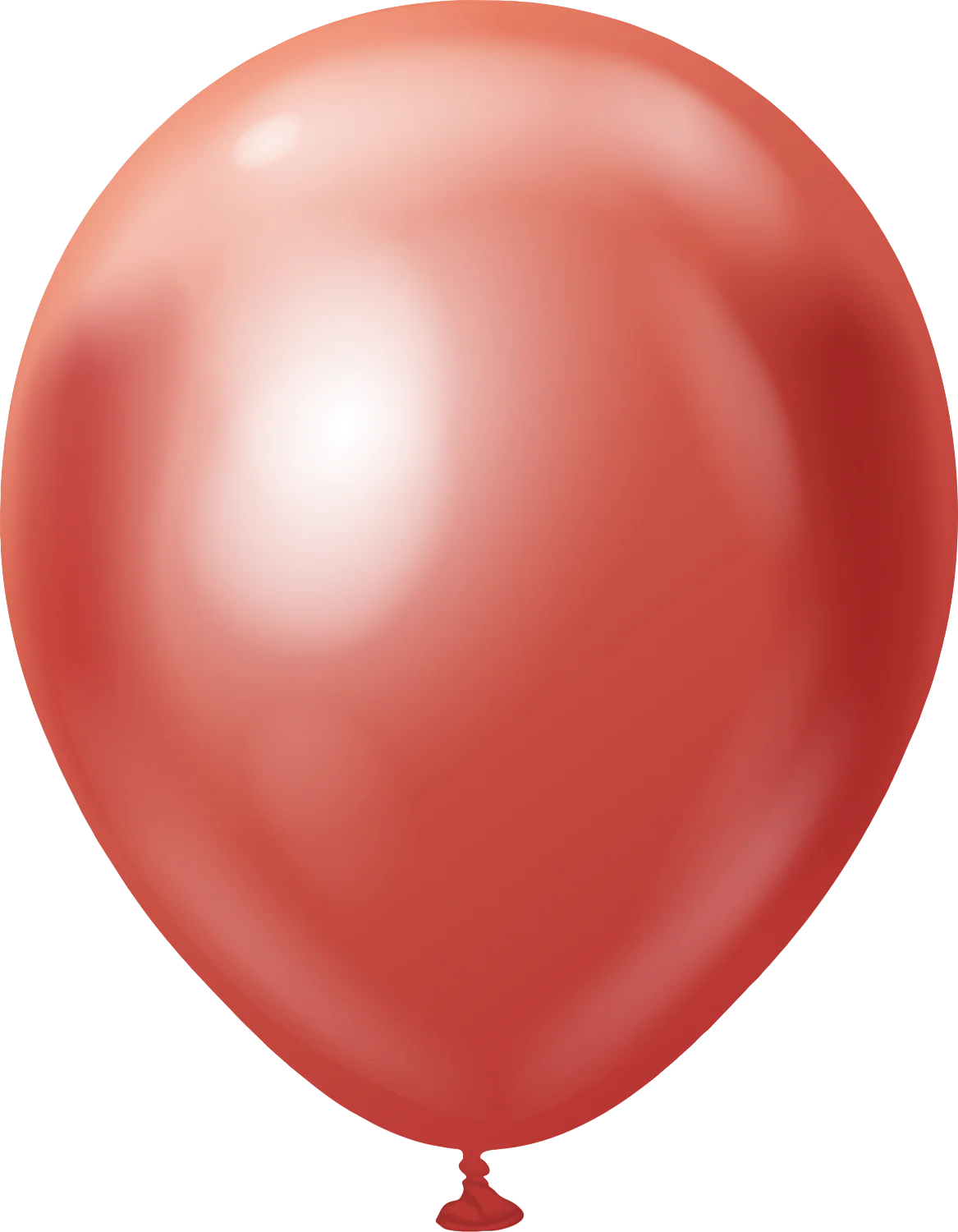 12" Kalisan Latex Balloons Mirror Red (50 Per Bag)