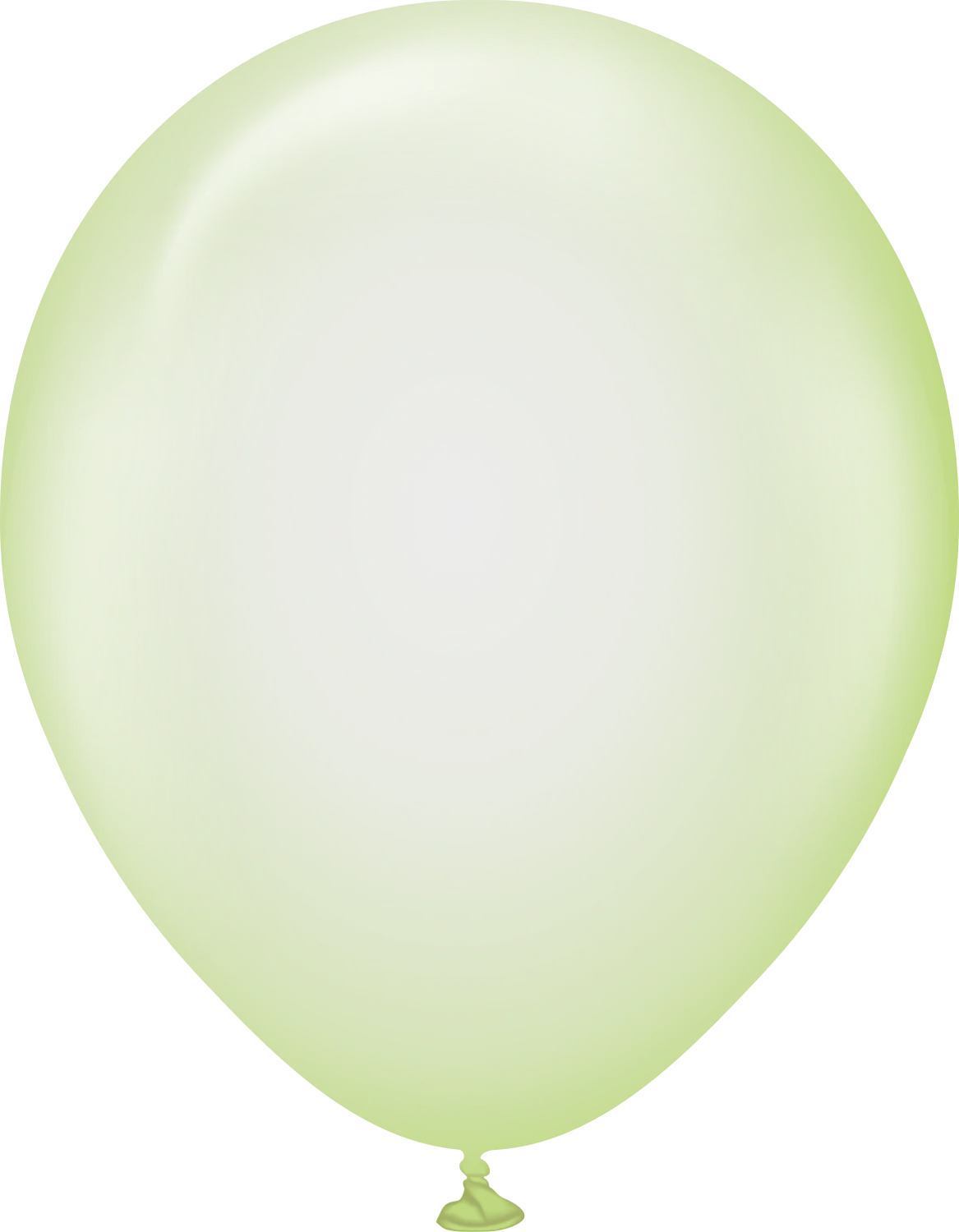 12" Kalisan Latex Balloons Pure Crystal Pastel Green (50 Per Bag)