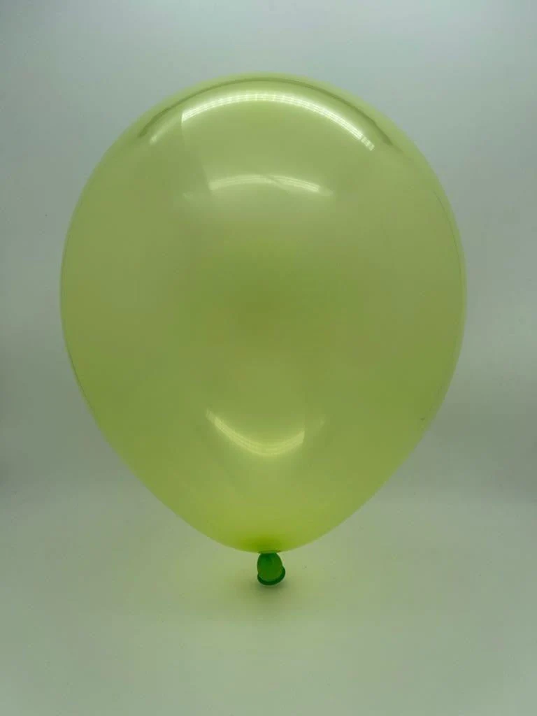 12" Kalisan Latex Balloons Pure Crystal Pastel Green (50 Per Bag) - Image 2