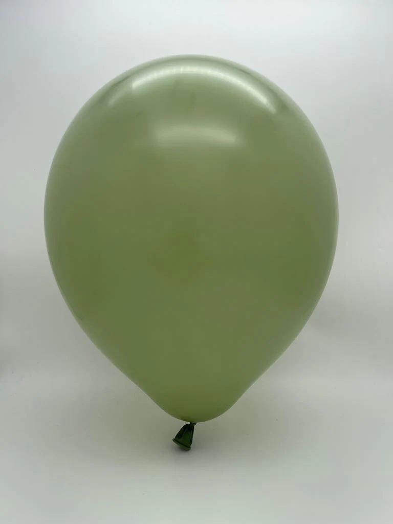 12" Kalisan Latex Balloons Retro Eucalyptus (50 Per Bag) - Image 2