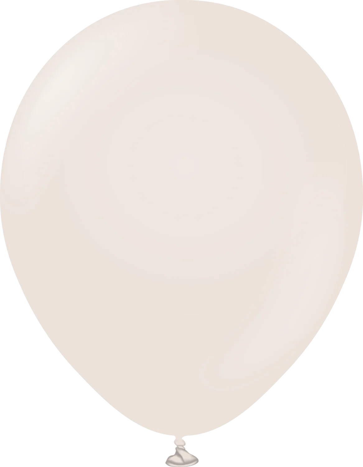 12" Kalisan Latex Balloons Retro White Sand (50 Per Bag)